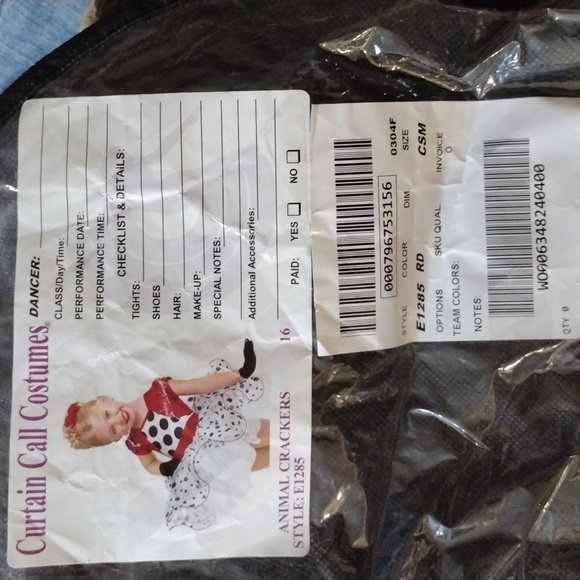 🎅🌲❣️ PLAYTIME*** Girls "Animal Cracker Dance Costume" sz CSM or (age 3 / 4) - Picture 9 of 11